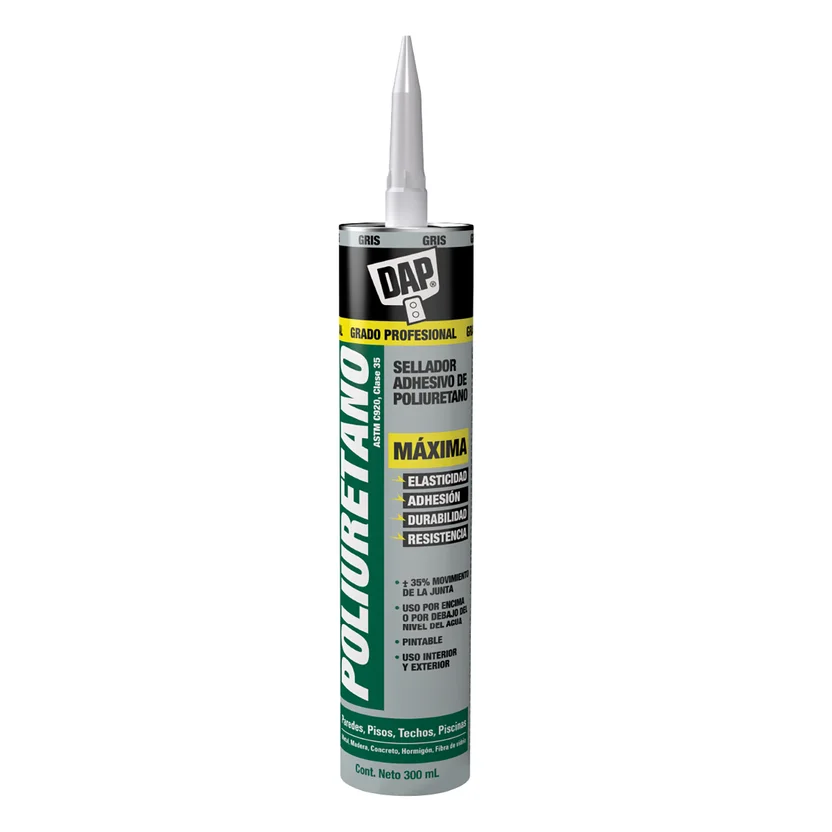 Sellador adhesivo de poliuretano blanco 300 ml